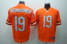 Wholesale Cheap Bears #19 Devin Aromashodu Orange Stitched NFL Jersey