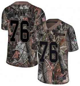 Wholesale Cheap Nike Patriots #76 Isaiah Wynn Camo Men\'s Stitched NFL Limited Rush Realtree Jersey