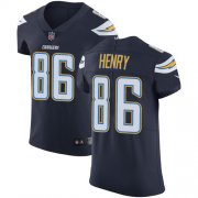 Wholesale Cheap Nike Chargers #86 Hunter Henry Navy Blue Team Color Men's Stitched NFL Vapor Untouchable Elite Jersey