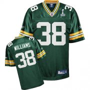 Wholesale Cheap Packers #38 Tramon Williams Green Super Bowl XLV Stitched NFL Jersey