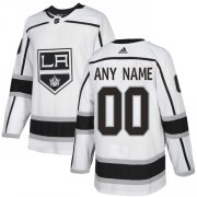 Wholesale Cheap Men's Adidas Kings Personalized Authentic White Road NHL Jersey