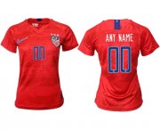 Wholesale Cheap Women's USA Personalized Away Soccer Country Jersey