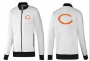 Wholesale Cheap NFL Chicago Bears Team Logo Jacket White_1