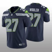Wholesale Cheap Men's Seattle Seahawks #27 Tariq Woolen Navy Vapor Untouchable Stitched Football Jersey