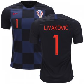 Wholesale Cheap Croatia #1 Livakovic Away Soccer Country Jersey