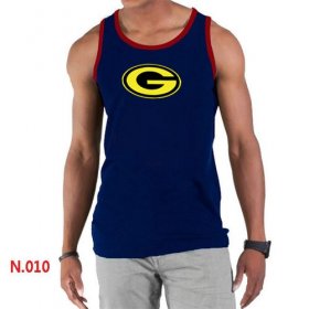 Wholesale Cheap Men\'s Nike NFL Green Bay Packers Sideline Legend Authentic Logo Tank Top Dark Blue_1