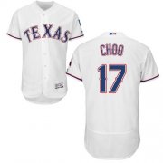 Wholesale Cheap Rangers #17 Shin-Soo Choo White Flexbase Authentic Collection Stitched MLB Jersey