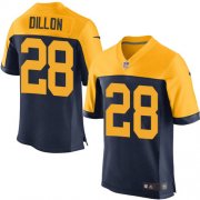 Wholesale Cheap Nike Packers #28 AJ Dillon Navy Blue Alternate Men's Stitched NFL New Elite Jersey
