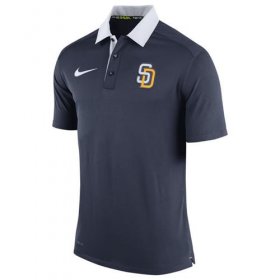 Wholesale Cheap Men\'s San Diego Padres Nike Navy Authentic Collection Dri-FIT Elite Polo