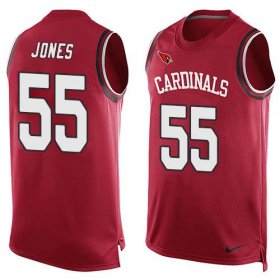 Wholesale Cheap Nike Cardinals #55 Chandler Jones Red Team Color Men\'s Stitched NFL Limited Tank Top Jersey