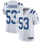 Wholesale Cheap Nike Colts #53 Darius Leonard White Youth Stitched NFL Vapor Untouchable Limited Jersey