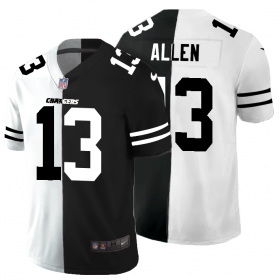 Cheap Los Angeles Chargers #13 Keenan Allen Men\'s Black V White Peace Split Nike Vapor Untouchable Limited NFL Jersey