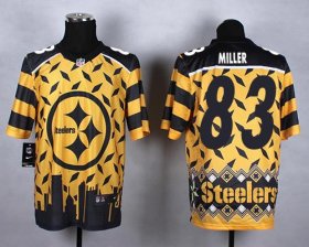 Wholesale Cheap Nike Steelers #83 Heath Miller Gold Men\'s Stitched NFL Elite Noble Fashion Jersey