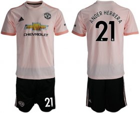 Wholesale Cheap Manchester United #21 Ander Herrera Away Soccer Club Jersey