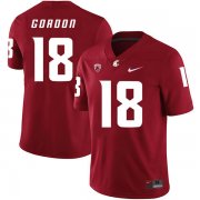 Wholesale Cheap Washington State Cougars 18 Anthony Gordon Red College Football Jersey