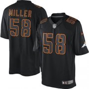 Wholesale Cheap Nike Broncos #58 Von Miller Black Men's Stitched NFL Impact Limited Jersey