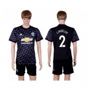Wholesale Cheap Manchester United #2 Lindelof Away Soccer Club Jersey