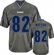 Wholesale Cheap Nike Cowboys #82 Jason Witten Grey Youth Stitched NFL Elite Vapor Jersey