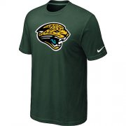 Wholesale Cheap Nike Jacksonville Jaguars Sideline Legend Authentic Logo Dri-FIT NFL T-Shirt Dark Green