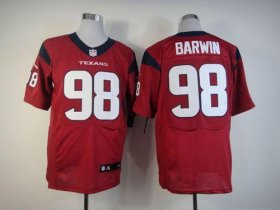 Wholesale Cheap Nike Texans #98 Connor Barwin Red Alternate Men\'s Stitched NFL Elite Jersey
