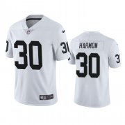 Wholesale Cheap Men's Las Vegas Raiders #30 Duron Harmon White Vapor Untouchable Limited Stitched Jersey