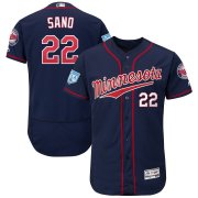 Wholesale Cheap Twins #22 Miguel Sano Navy 2019 Spring Training Flex Base Stitched MLB Jersey