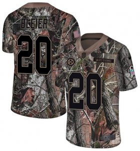 Wholesale Cheap Nike Steelers #20 Rocky Bleier Camo Men\'s Stitched NFL Limited Rush Realtree Jersey