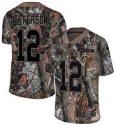 Wholesale Cheap Nike Rams #12 Van Jefferson Camo Men's Stitched NFL Limited Rush Realtree Jersey
