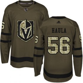 Wholesale Cheap Adidas Golden Knights #56 Erik Haula Green Salute to Service Stitched Youth NHL Jersey