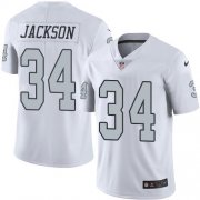 Wholesale Cheap Nike Raiders #34 Bo Jackson White Youth Stitched NFL Limited Rush Jersey