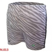 Wholesale Cheap Women's Nike NFL New York Jets Embroidered Team Logo Zebra Stripes Shorts