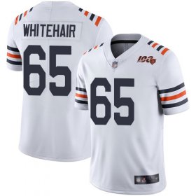 Wholesale Cheap Nike Bears #65 Cody Whitehair White Alternate Men\'s Stitched NFL Vapor Untouchable Limited 100th Season Jersey