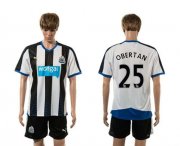 Wholesale Cheap Newcastle #25 Obertan Home Soccer Club Jersey