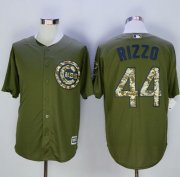 Wholesale Cheap Cubs #44 Anthony Rizzo Green Camo New Cool Base Stitched MLB Jersey