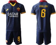 Wholesale Cheap Roma #6 Smalling Third Soccer Club Jersey