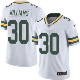 Wholesale Cheap Nike Packers #30 Jamaal Williams White Youth Stitched NFL Vapor Untouchable Limited Jersey