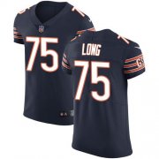 Wholesale Cheap Nike Bears #75 Kyle Long Navy Blue Team Color Men's Stitched NFL Vapor Untouchable Elite Jersey