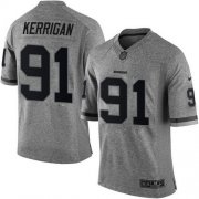 Wholesale Cheap Nike Redskins #91 Ryan Kerrigan Gray Men's Stitched NFL Limited Gridiron Gray Jersey