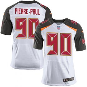 Wholesale Cheap Nike Buccaneers #90 Jason Pierre-Paul White Men\'s Stitched NFL New Elite Jersey