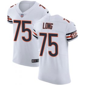 Wholesale Cheap Nike Bears #75 Kyle Long White Men\'s Stitched NFL Vapor Untouchable Elite Jersey