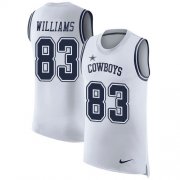 Wholesale Cheap Nike Cowboys #83 Terrance Williams White Men's Stitched NFL Limited Rush Tank Top Jersey