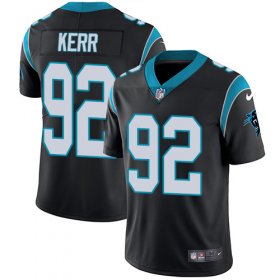 Wholesale Cheap Nike Panthers #92 Zach Kerr Black Team Color Men\'s Stitched NFL Vapor Untouchable Limited Jersey