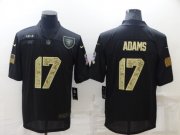 Wholesale Cheap Men's Las Vegas Raiders #17 Davante Adams Black Camo Salute To Service Limited Stitched Jersey