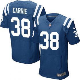 Wholesale Cheap Nike Colts #38 T.J. Carrie Royal Blue Team Color Men\'s Stitched NFL Vapor Untouchable Elite Jersey