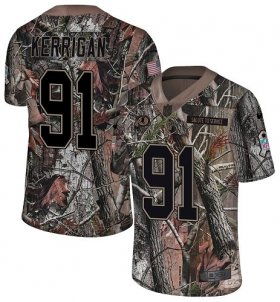 Wholesale Cheap Nike Redskins #91 Ryan Kerrigan Camo Men\'s Stitched NFL Limited Rush Realtree Jersey