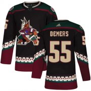 Wholesale Cheap Adidas Coyotes #55 Jason Demers Black Alternate Authentic Stitched NHL Jersey