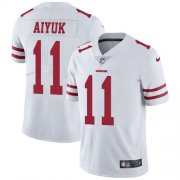 Wholesale Cheap Nike 49ers #11 Brandon Aiyuk White Youth Stitched NFL Vapor Untouchable Limited Jersey