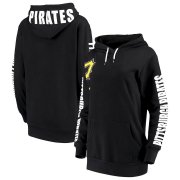 Wholesale Cheap Pittsburgh Pirates G-III 4Her by Carl Banks Women's 12th Inning Pullover Hoodie Black