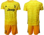 Wholesale Cheap Juventus Blank Yellow Goalkeeper Soccer Club Jersey