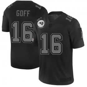 Wholesale Cheap Los Angeles Rams #16 Jared Goff Men\'s Nike Black 2019 Salute to Service Limited Stitched NFL Jersey